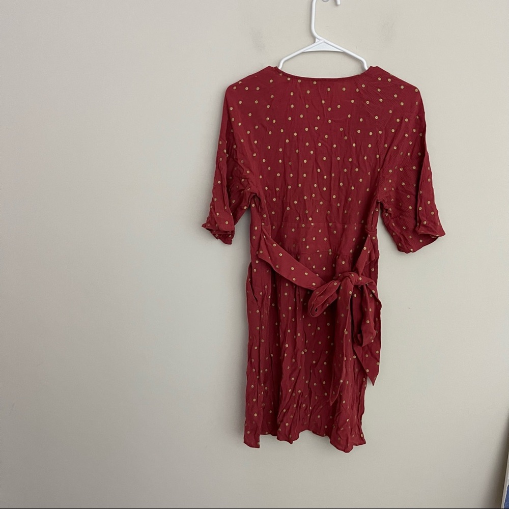 Boden Dominique Belted Polka Dot Dress - Picture 7 of 9